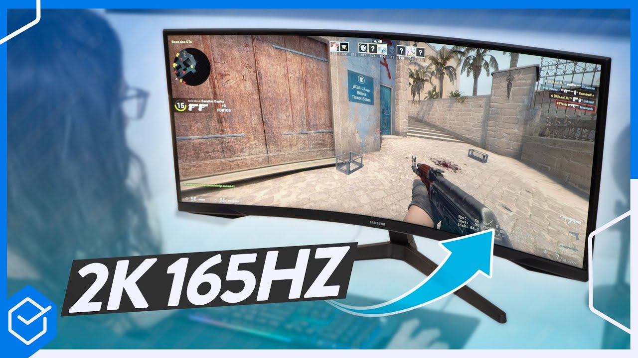 165hz, ultrawide e 2K - Monitor SAMSUNG ODYSSEY G5 vale a pena? // analise completa