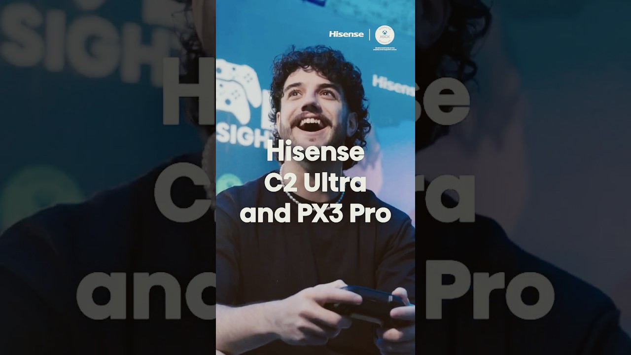 Hisense x Xbox: Game At First Sight event #Laser #Be boundless #Gameatfirstsight #PX3-PRO #C2 ULTRA
