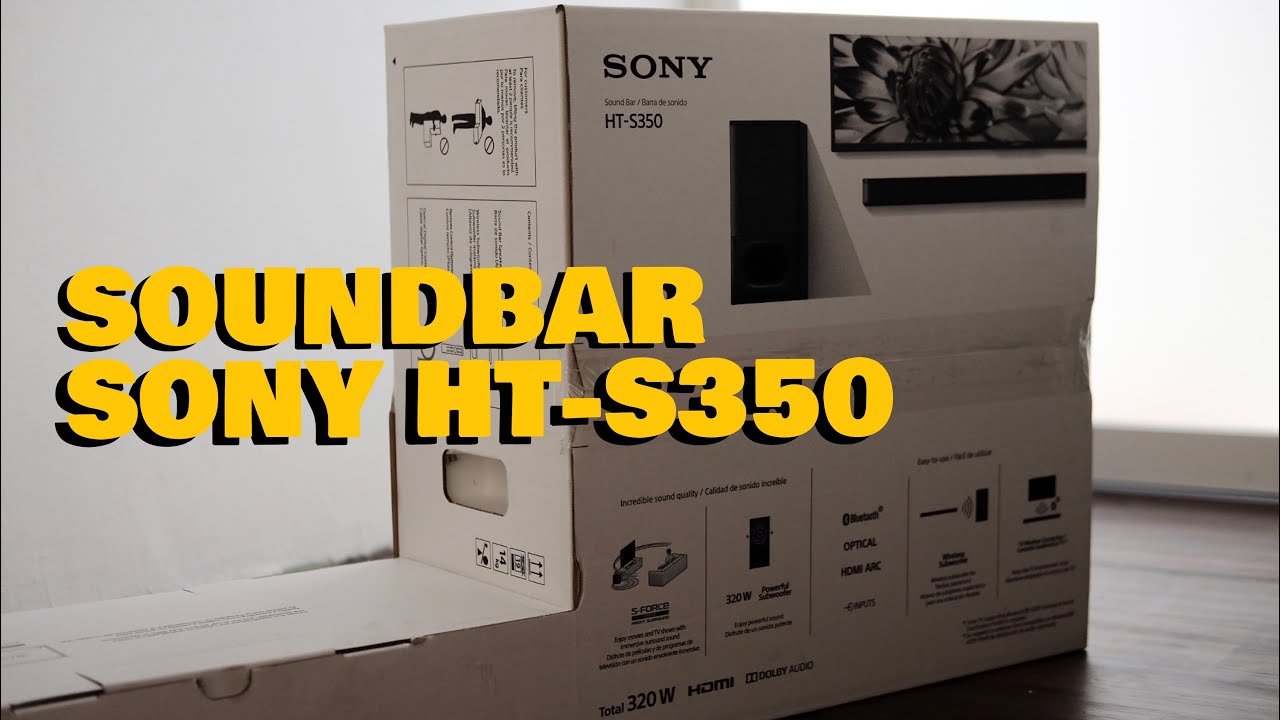 REVIEW & UNBOXING SOUNDBAR SONY HT-S350