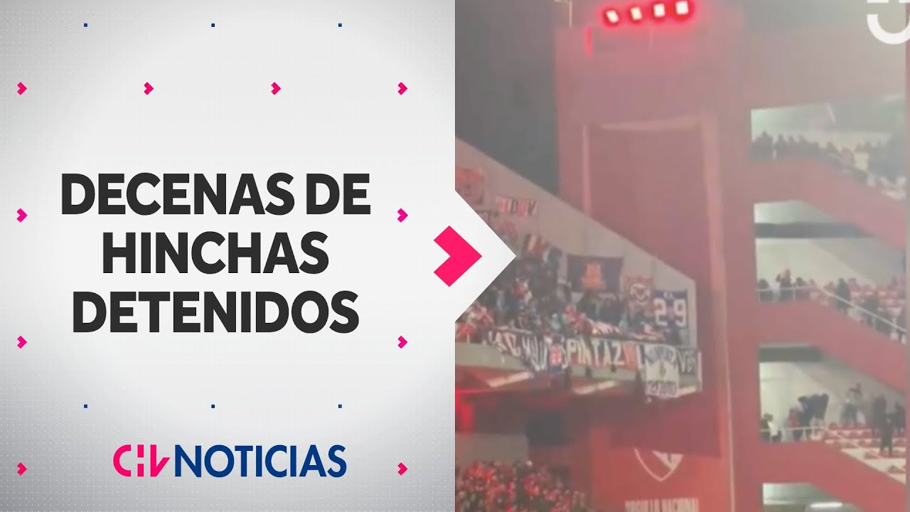 Más de 100 hinchas de la U detenidos en Buenos Aires por los incidentes en duelo ante Independiente
