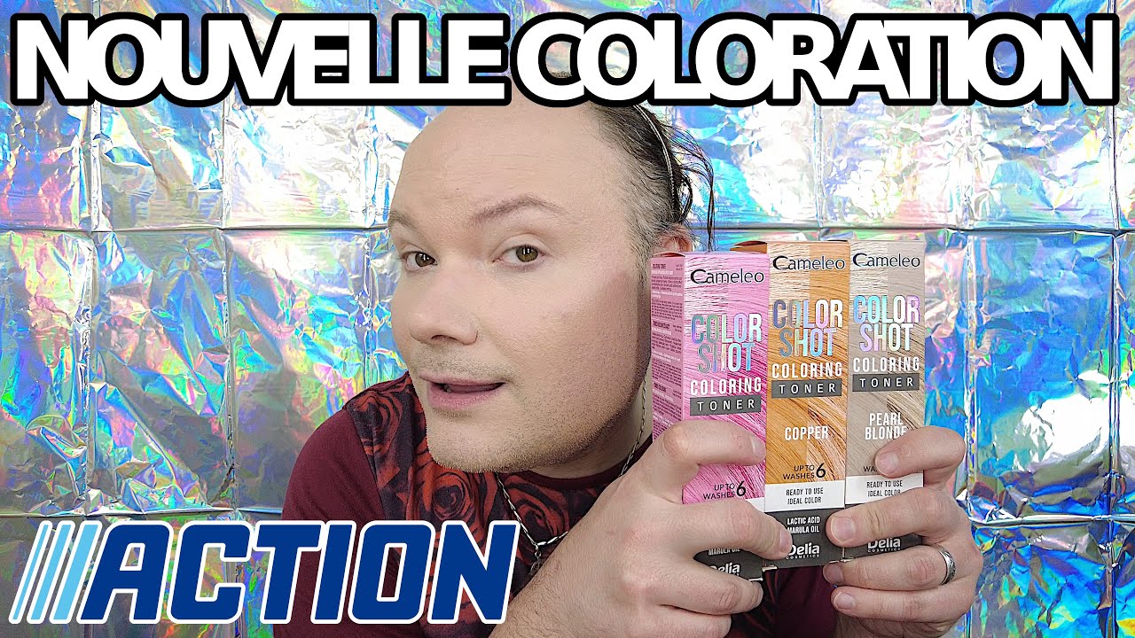 Je teste les nouvelles colorations ACTION ! Cameleo Color Shot par Delia Cosmetics