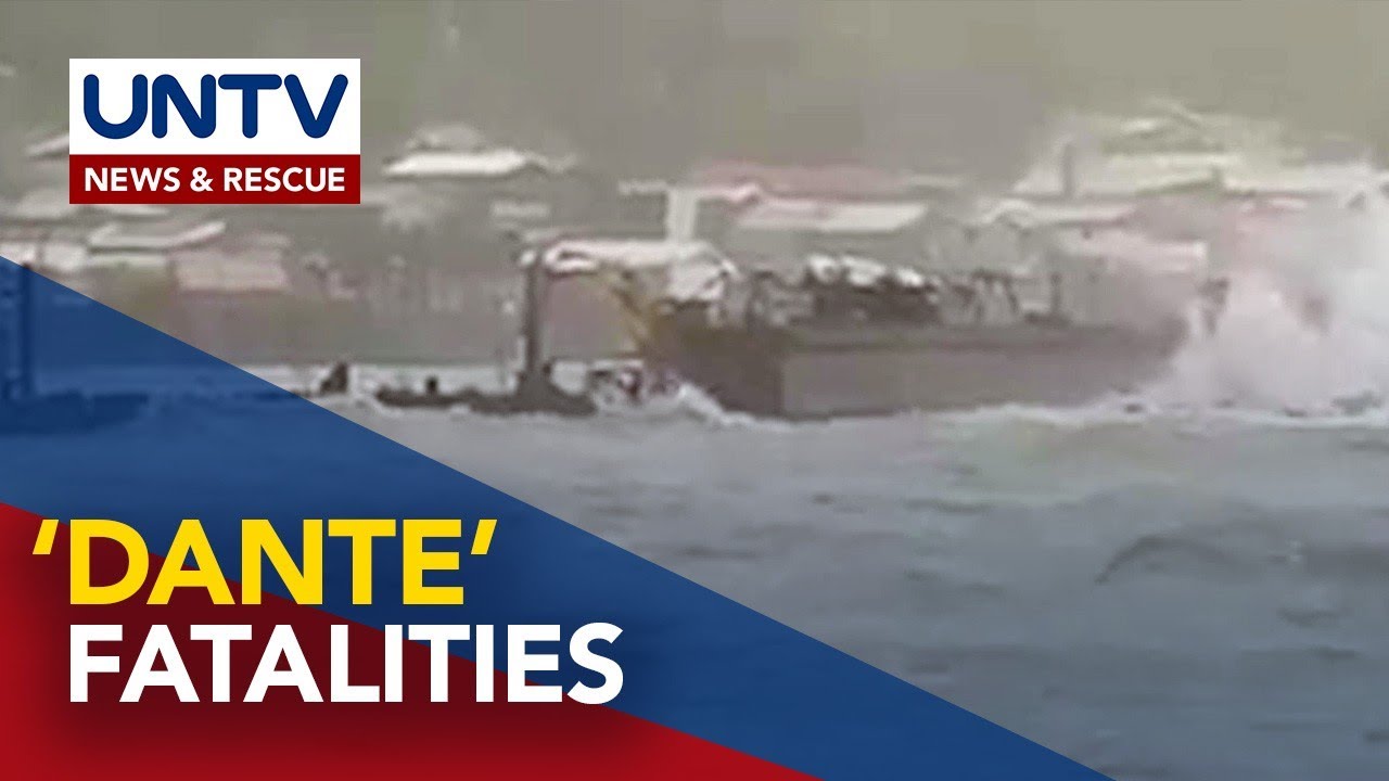 3 dead, 1 missing due to TS Dante — NDRRMC; over 3,000 passengers stranded