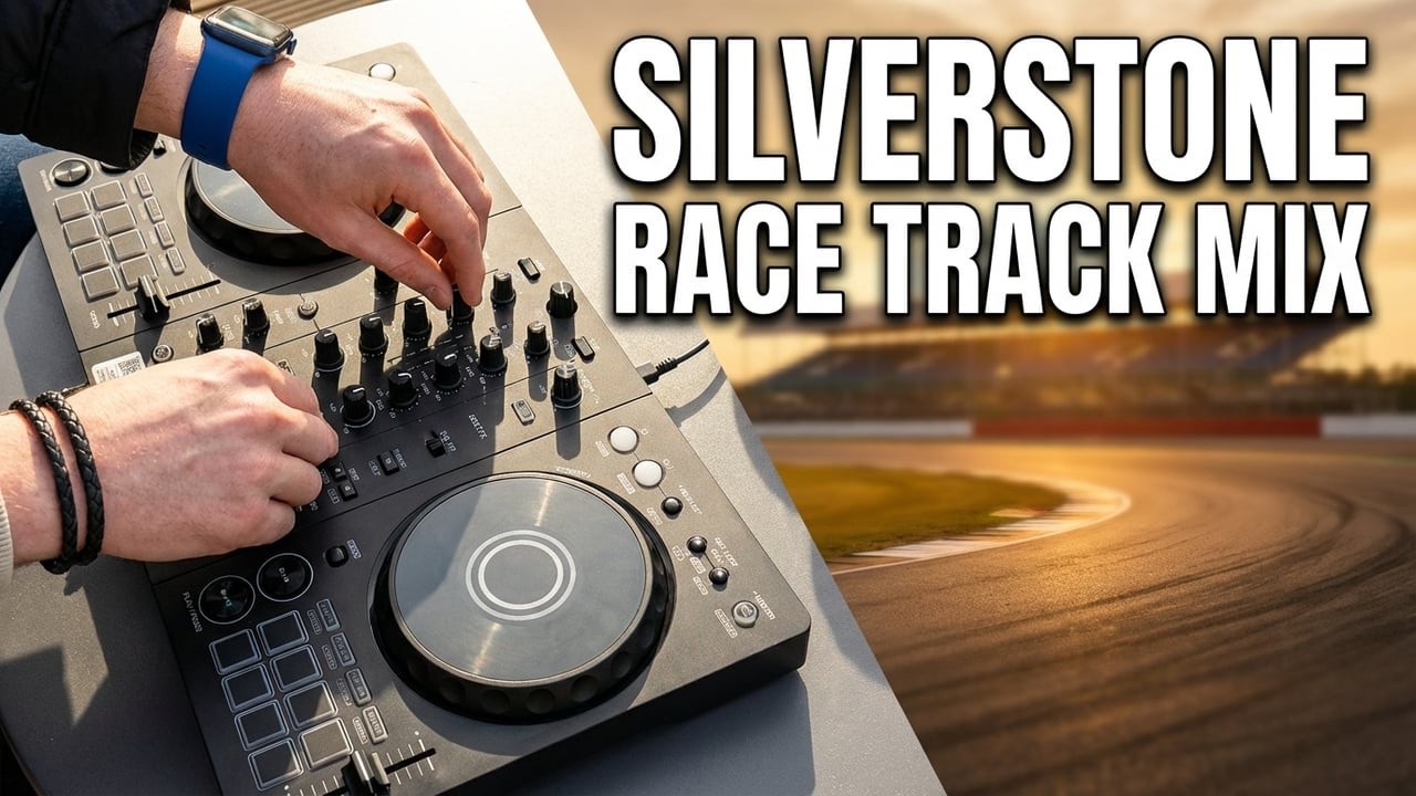 DJing at Silverstone Race Track!! TJH - FLX4 House Mix