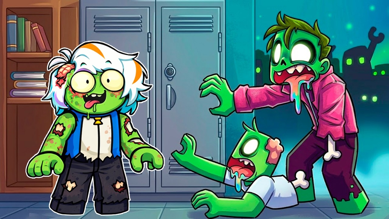 SOBREVIVIMOS COMO ZOMBIES AL APOCALIPSIS ZOMBIE DE LA ESCUELA COMPLETO (FIELD TRIP Z ROBLOX)