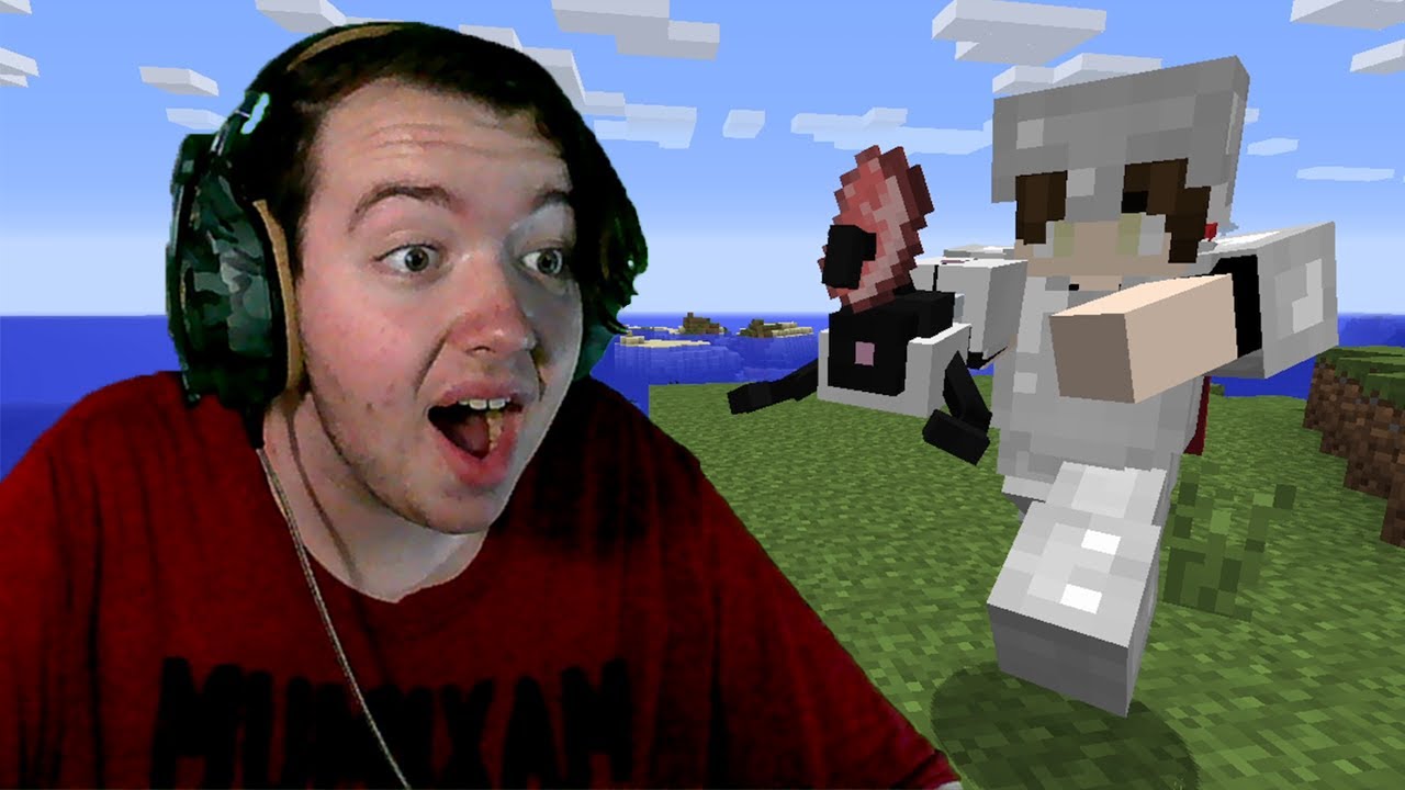 Minecraft But There's Portal Guns!
