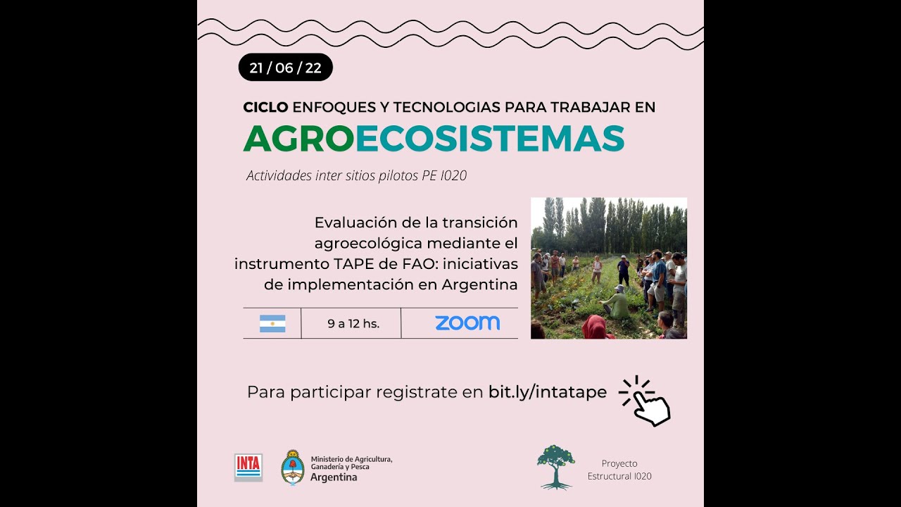 Evaluación de la transición agroecológica mediante el instrumento TAPE de FAO en Argentina