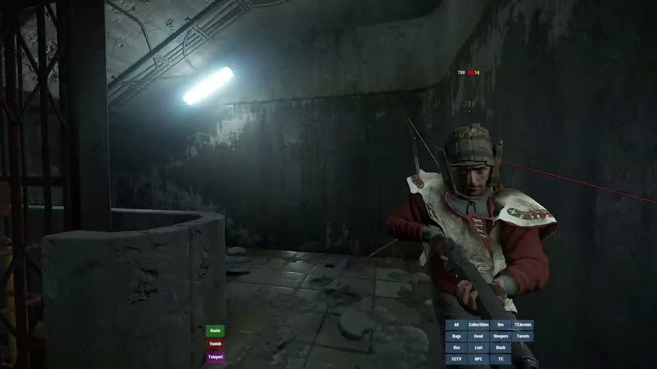 Braindead Beginner Chinese ESP Cheater on RustPlace X2 Monday :))