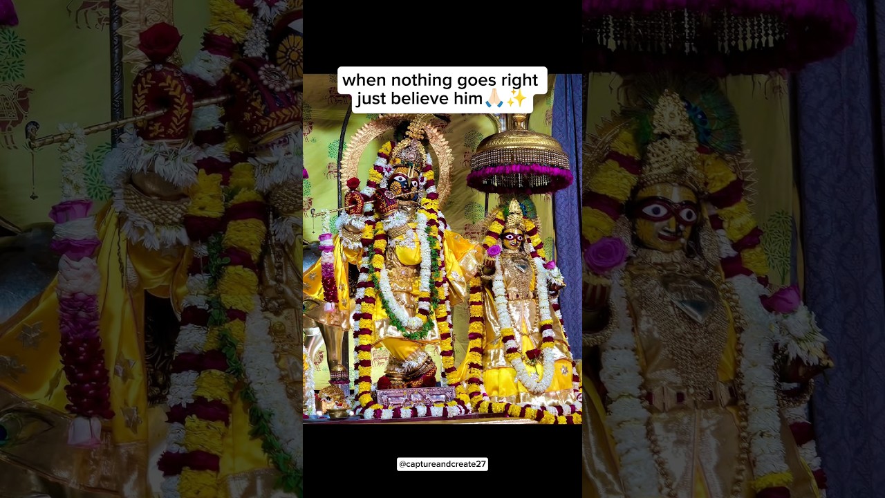 The Temple That Changed The World Forever . #govinddevji ✨.