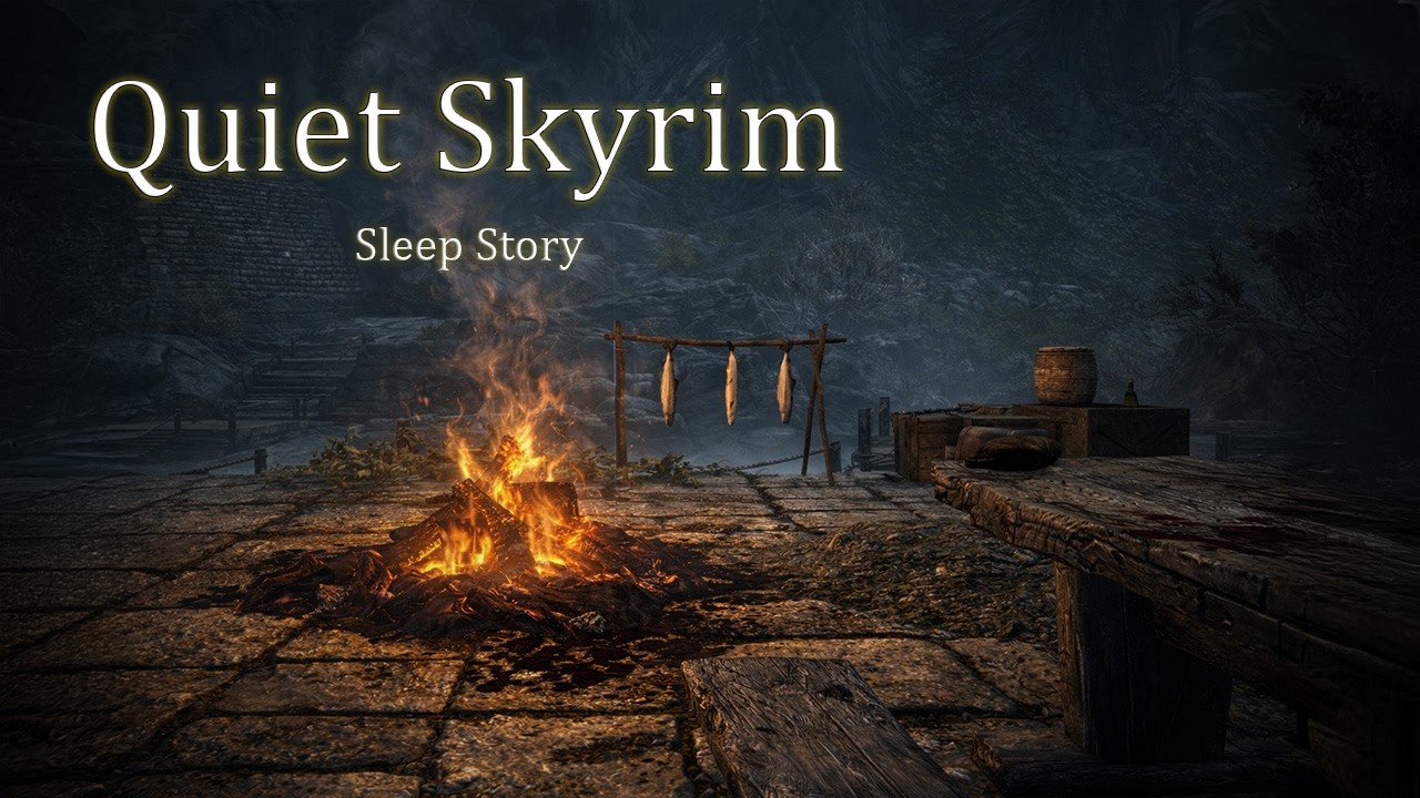 Calm Lore of Skyrim — Forgotten Roads & Quiet Lives (Sleep Story)