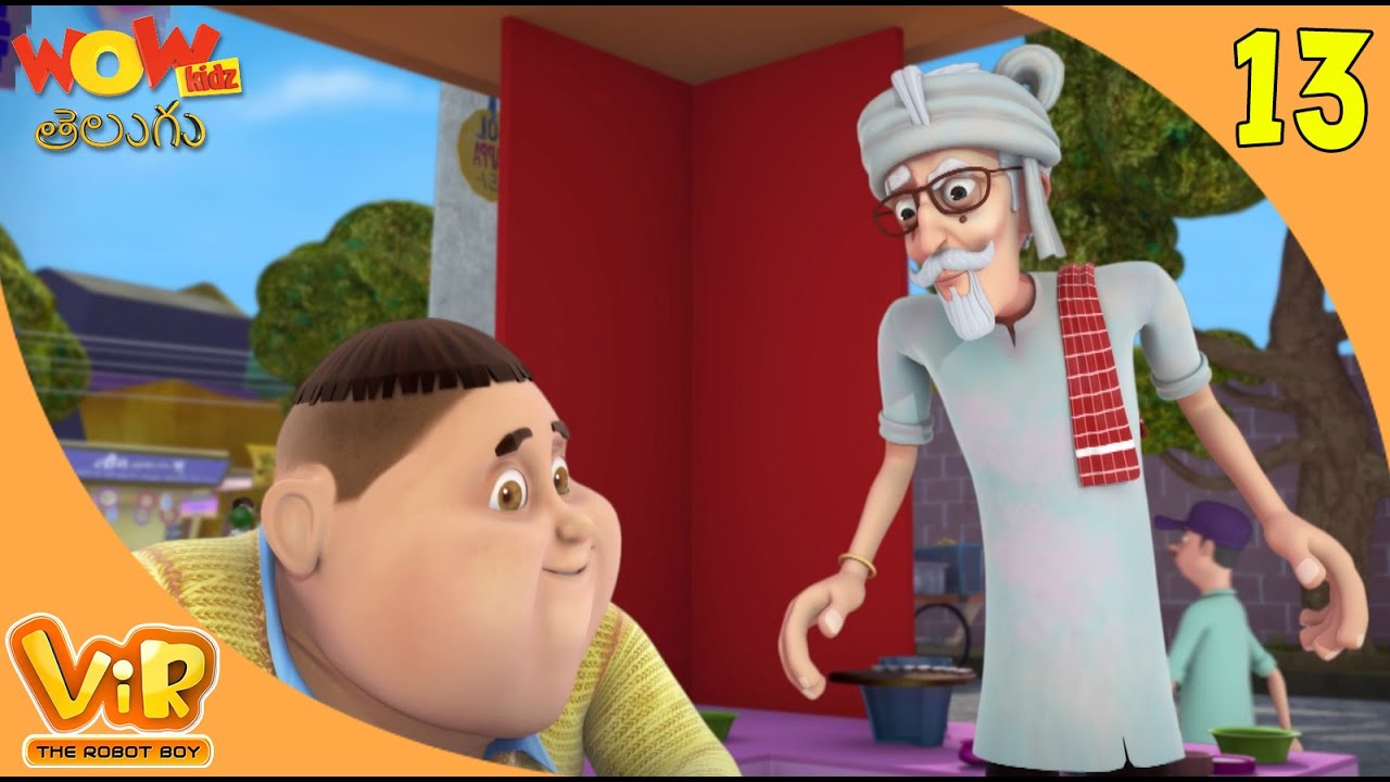 Vir: The Robot Boy Cartoon In Telugu | Telugu Stories | Compilation 13| Wow Kidz Telugu