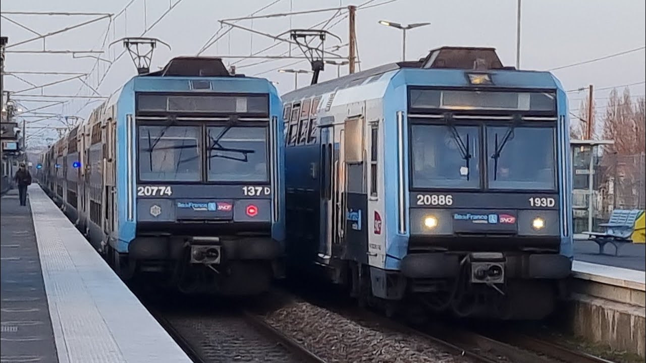 (FHD) Un Spot de Routine sur le RER D en Gare de Louvres 🏠