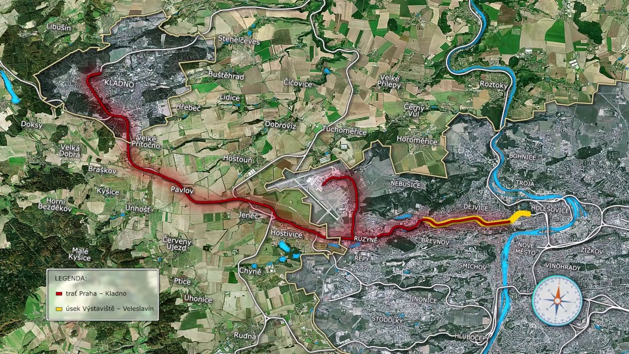 Modernizace trati Praha-V&yacute;stavi&scaron;tě - Praha-Veleslav&iacute;n