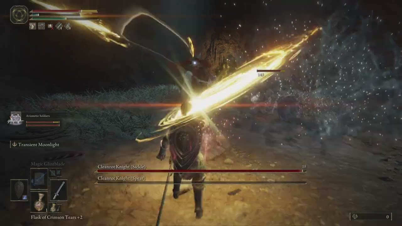 Cleanrot Knight Boss fight (easy)