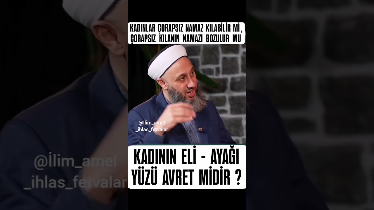 KADINLAR &Ccedil;ORAPSIZ NAMAZ  KILABİLİR Mİ , &Ccedil;ORAPSIZ  KILANIN NAMAZI BOZULUR  MU ? FATİH KALENDER HOCA