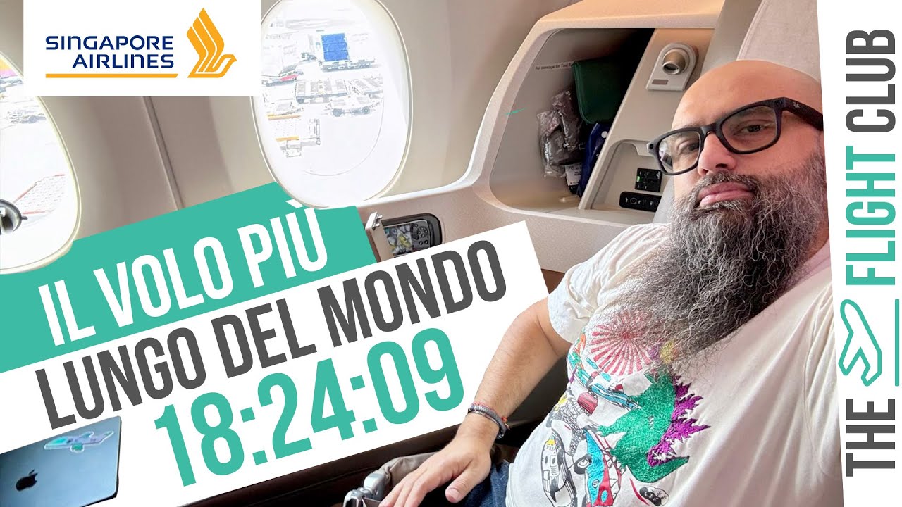Il volo più lungo del mondo. Da Singapore a New York 18h senza scalo (biglietto pagato con i punti)