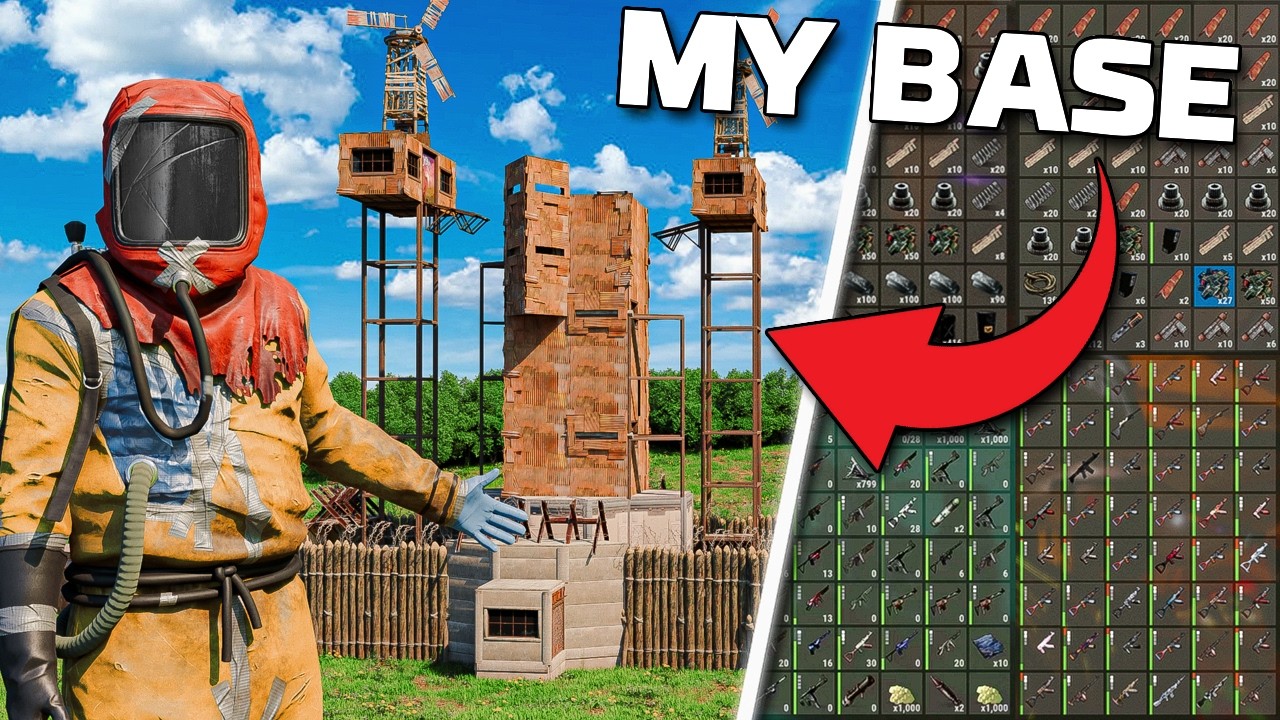 This INSANE TOWER Base Made Me RICH in Rust...