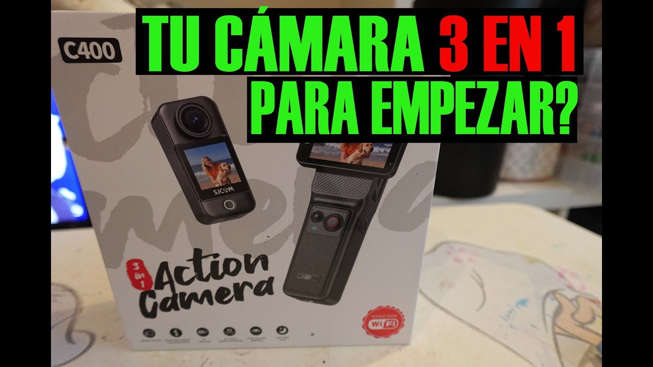 SJCAM C400 -TU CÁMARA 3 EN 1 PARA EMPEZAR? MADA DJ-BTT AVIENTO