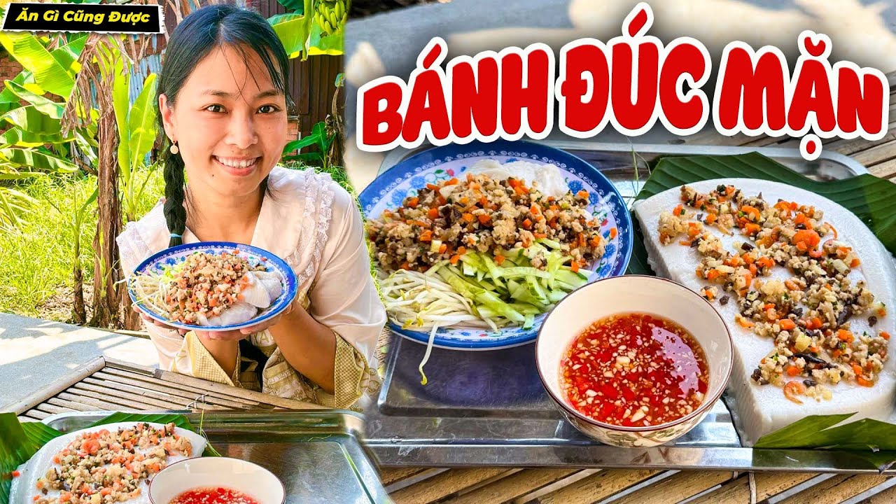 Bánh Đúc Mặn Miền Tây Ngon Béo Nước Cốt Dừa, Thêm Nước Mắm Chan Thiệt Ngon - Ăn Gì Cũng Được