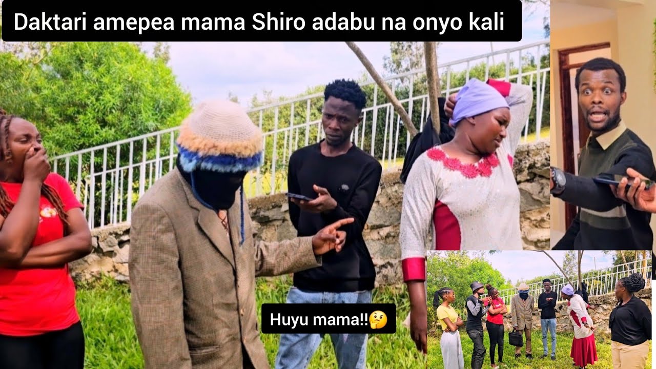 Daktari magongo hataki mchezo na hii Familia ni adabu baada ya adabu Mama Shiro ameona moto leo😳
