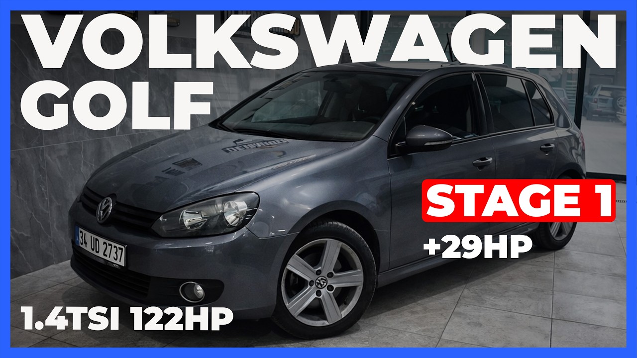 VW Golf 1.4 TSI Stage 1 | +29 HP Güç Artışı ve Reaksiyon!