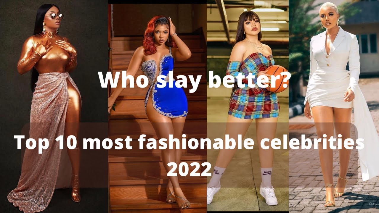 Top 10 most fashionable/stylish Nigerian female celebrities 2022 #celebritystyle