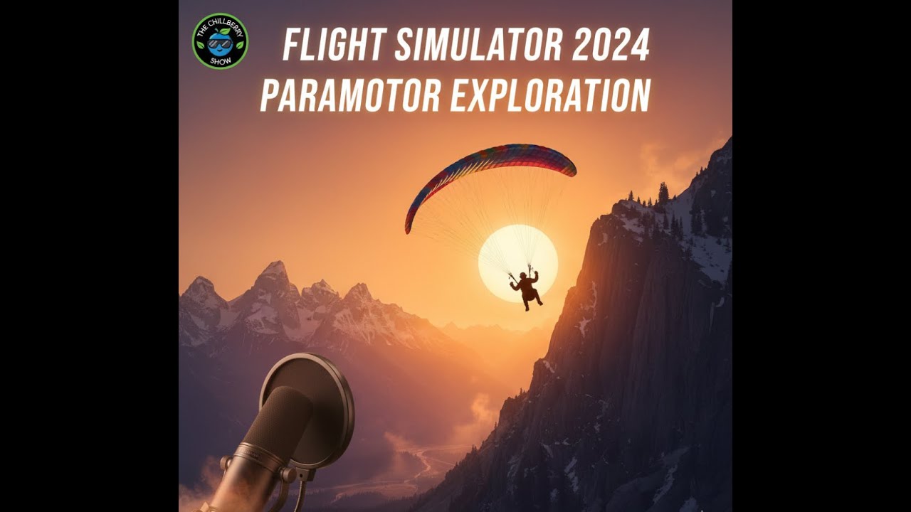 flight simulator 2025: epic teton paramotor flight! 🌄 | the chillberry show #msfs2024,