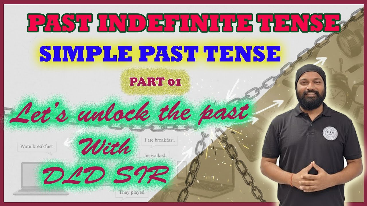 Past Indefinite Tense | Simple Past Tense | English Grammar | DLD Sir