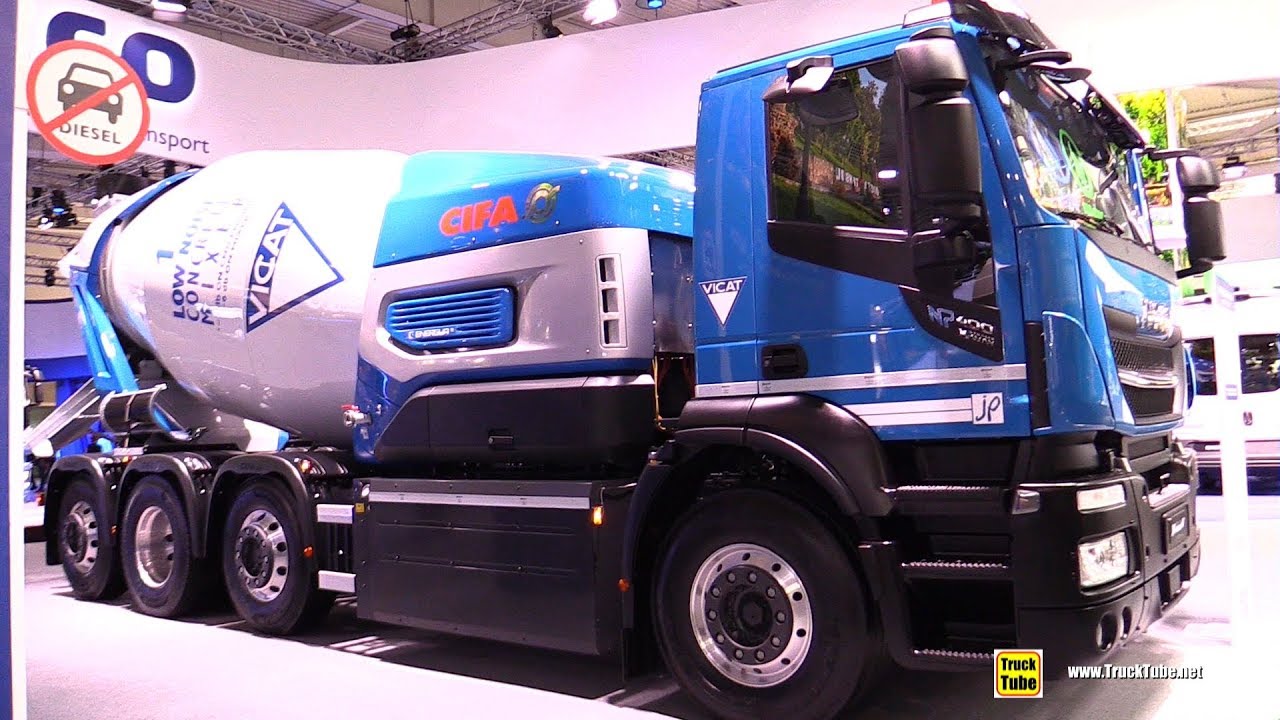 2019 Iveco Stralis 400 X-Way Natural Power Cement Mixer - Walkaround - 2018 IAA Hannover