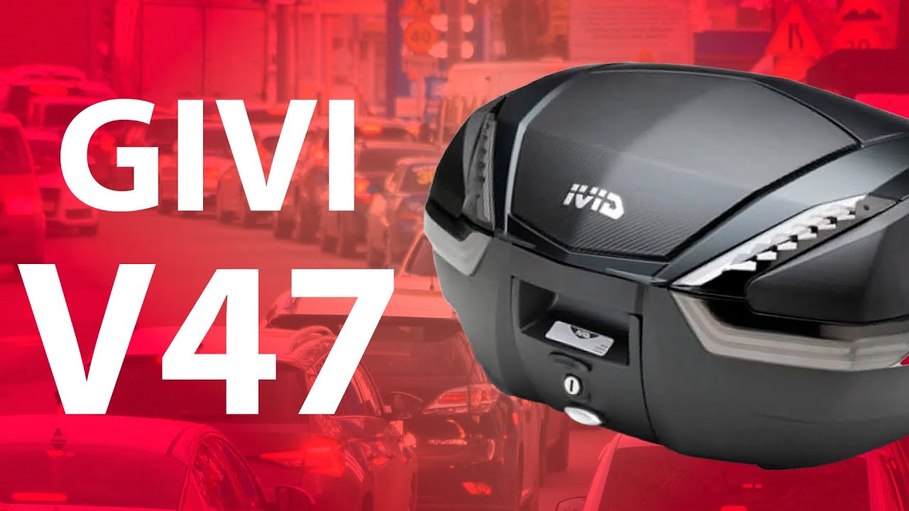 BAU GIVI V47 - MOSTRANDO OS DETALHES