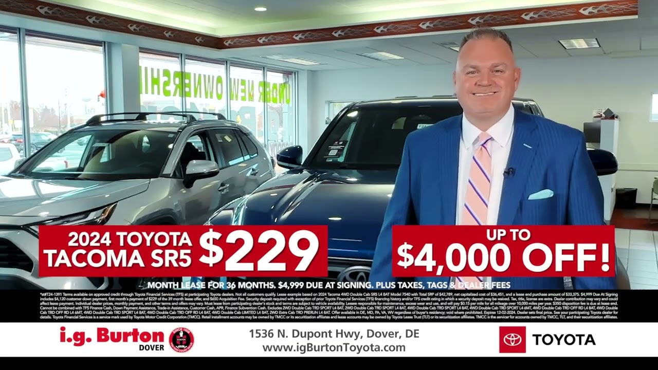 i.g. Burton Toyota of Dover - Your Tacoma Headquarters!