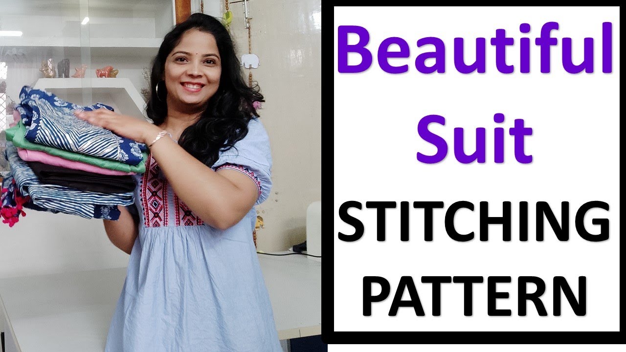 Suit stitching pattern //घर पे बनाये desinger dress  //  Elegant Designs for suit fabrics