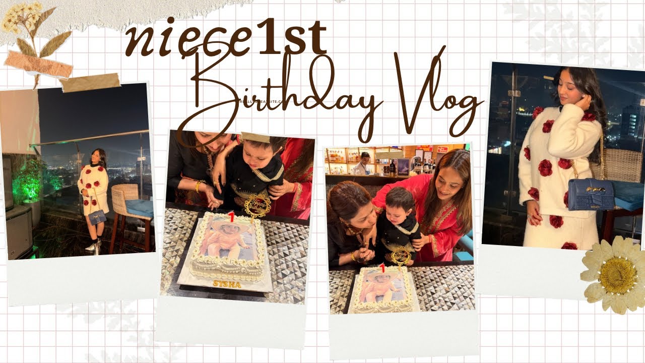 We are celebrating sysha’s first Birthday🩷🥹 | Yuvika Panchal 