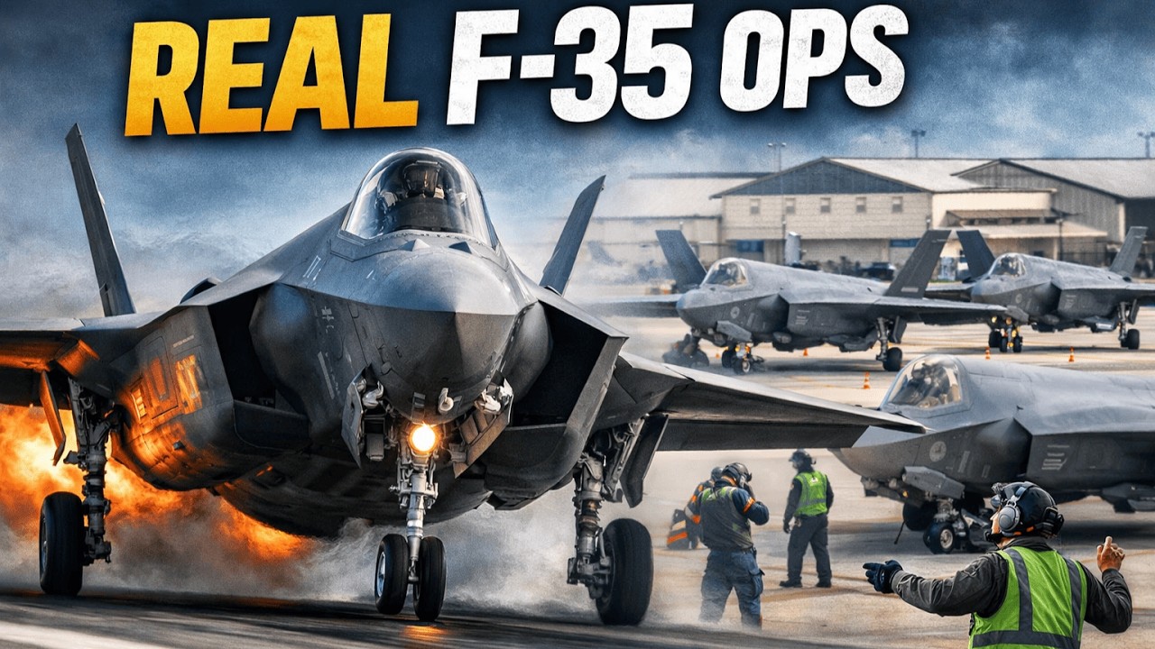 F-35 Lightning II High-Speed Operations | Real U.S. Air Force Training Footage
