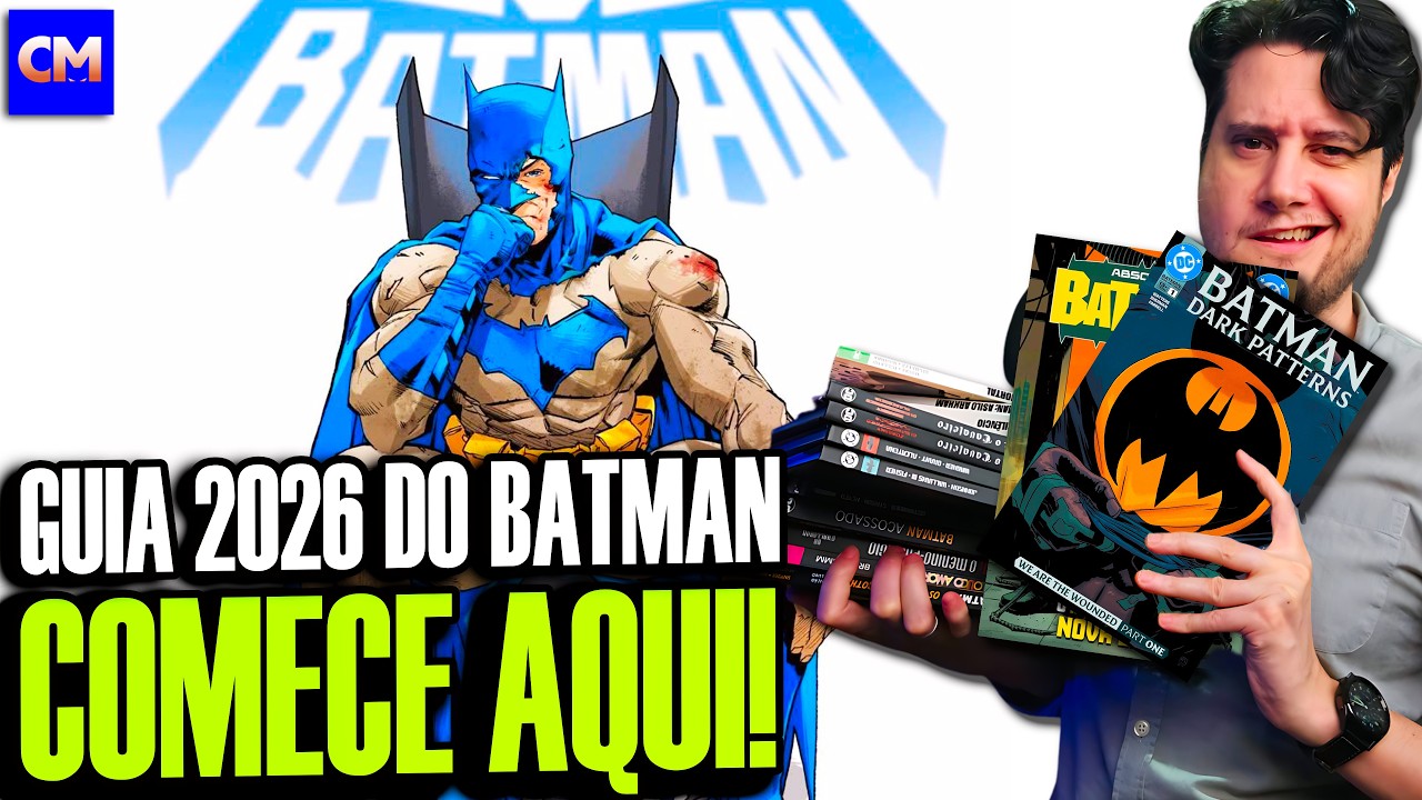 OS MELHORES QUADRINHOS DO BATMAN PARA COMEÇAR A LER EM 2026!