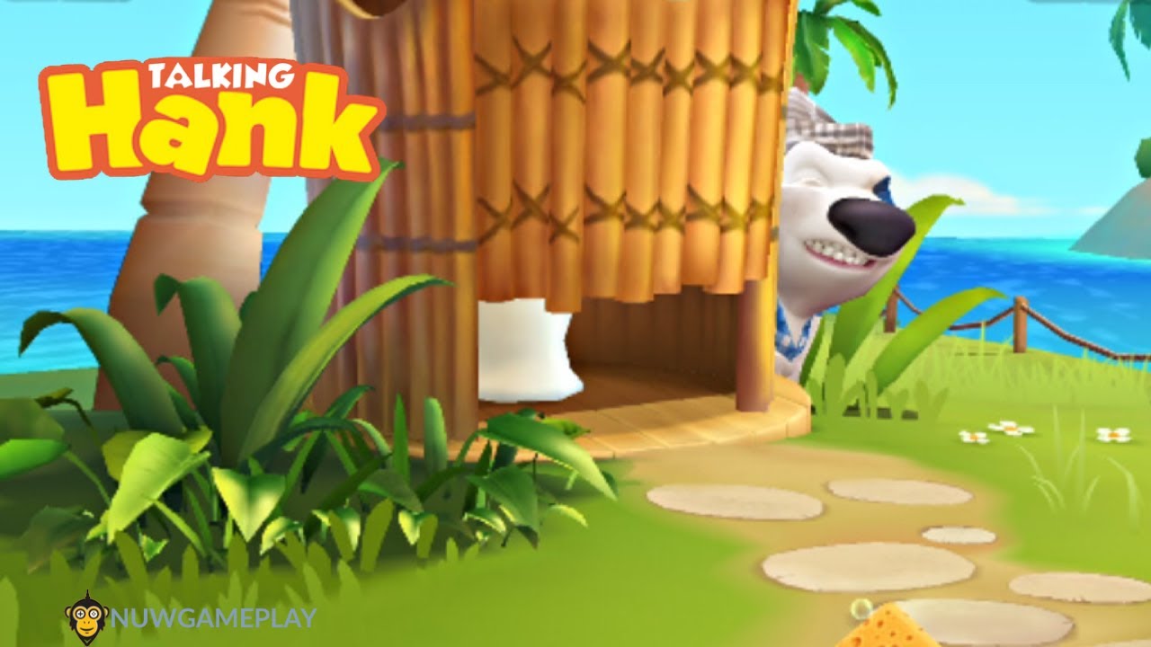 My Talking Hank - Gameplay Walkthrough Part 4 - Bathroom Poop (iOS, Android)