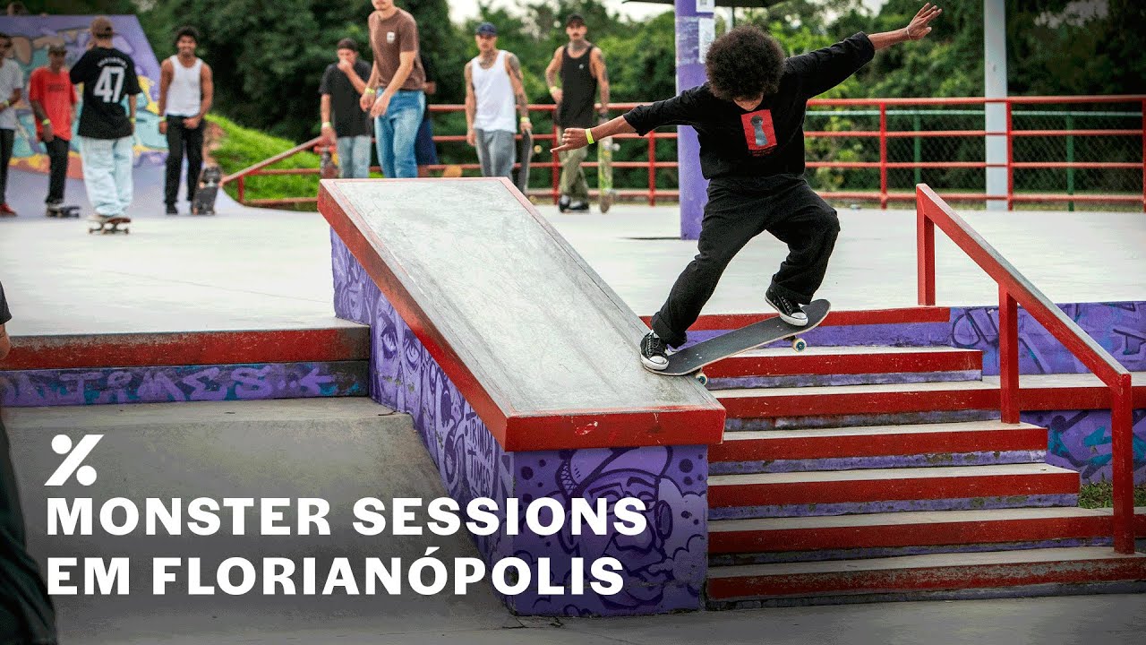 MONSTER SESSIONS - CASH FOR TRICKS NA TRINDADE EM FLORIANÓPOLIS - MONSTER ENERGY