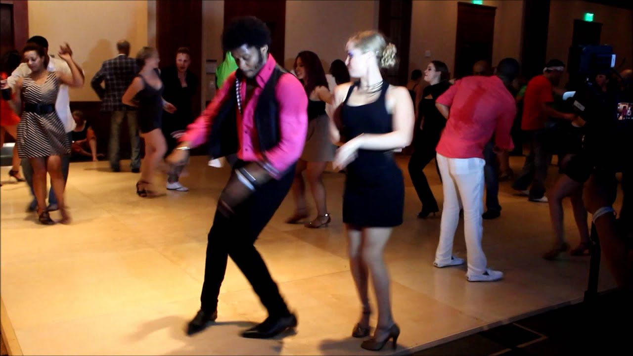DC Salsa Congress 2012 - Terry of SalsAlianza & Maria Pia Sanz of Salsa Karibe (Social Dancing)