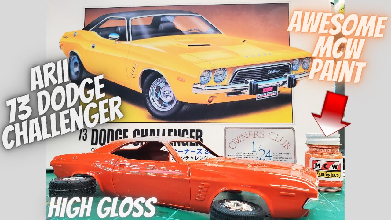 ARII 1:24 Scale 1973 Dodge Challenger With MCW Paint!!