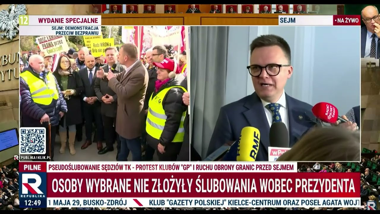 Hołownia pogrąża rząd Tuska! ,,W POLSCE NIE MA DEMOKRACJI!''