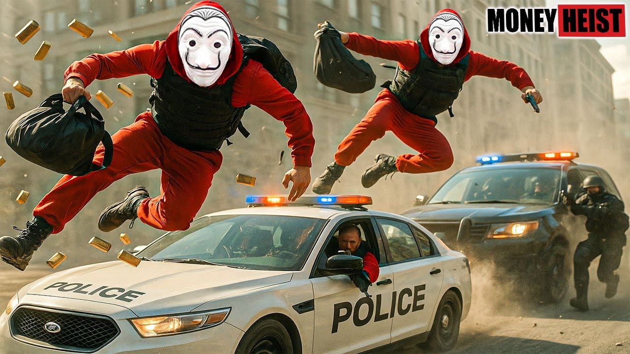 PARKOUR VS MONEY HEIST: Bad Guy vs Police After Vault Break-In | Epic POV