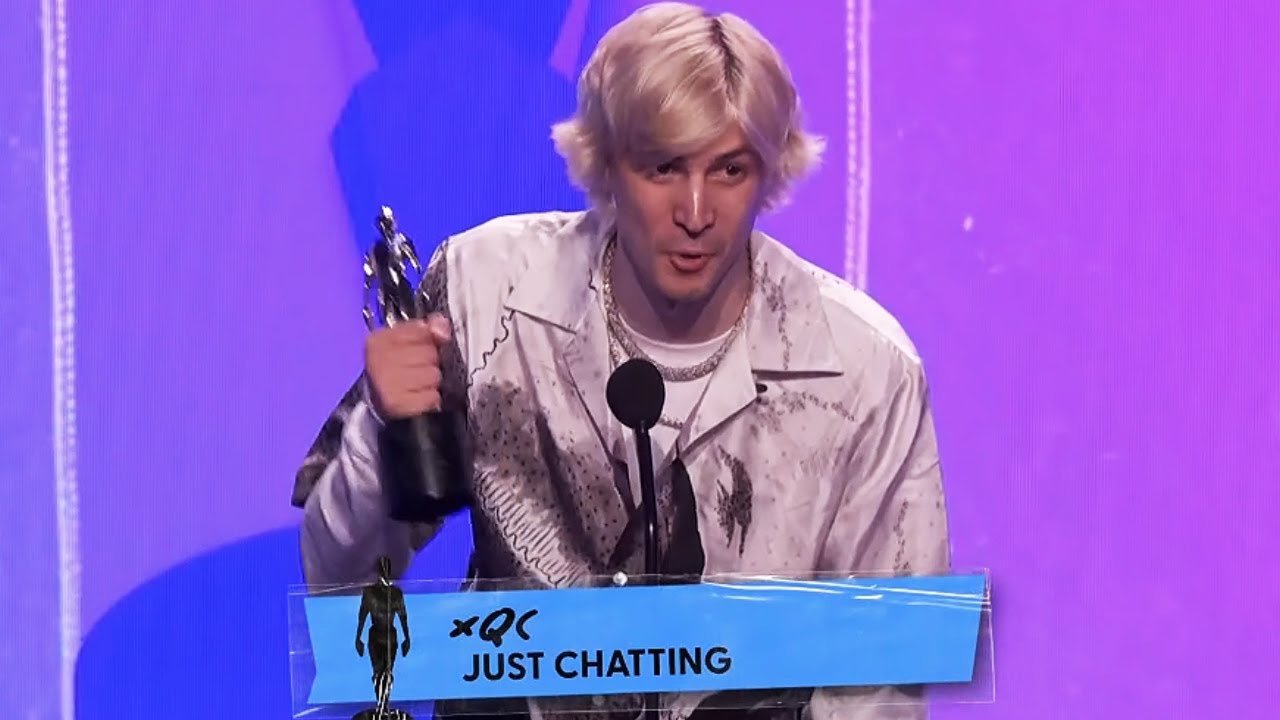 xQc WINS the Streamy Award for 