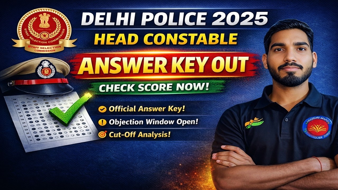 Delhi Police AWO TPO Answer Key 2026 | Delhi Police HCM Answer Key 2026 | DP Answer Key 2025