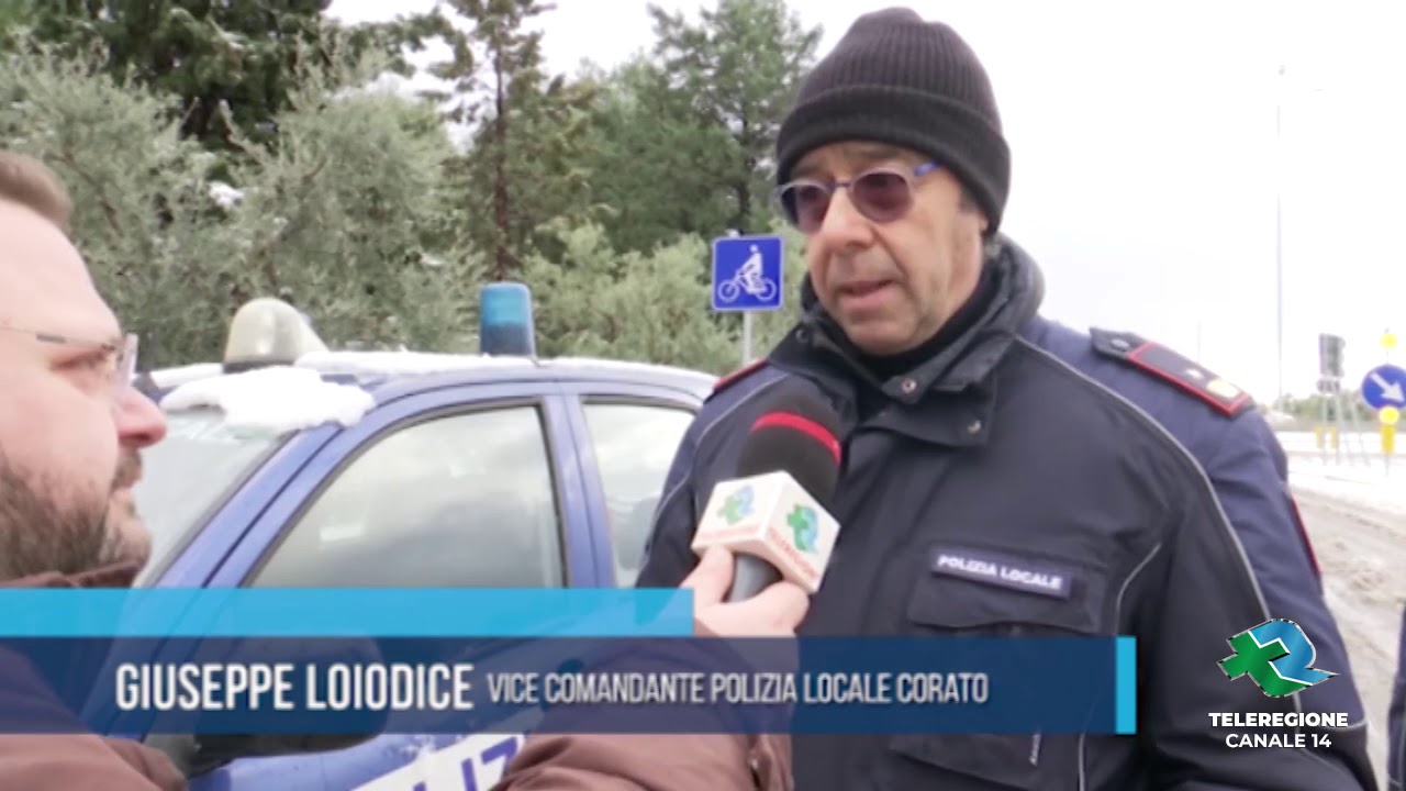 Corato | La neve imbianca il nord barese