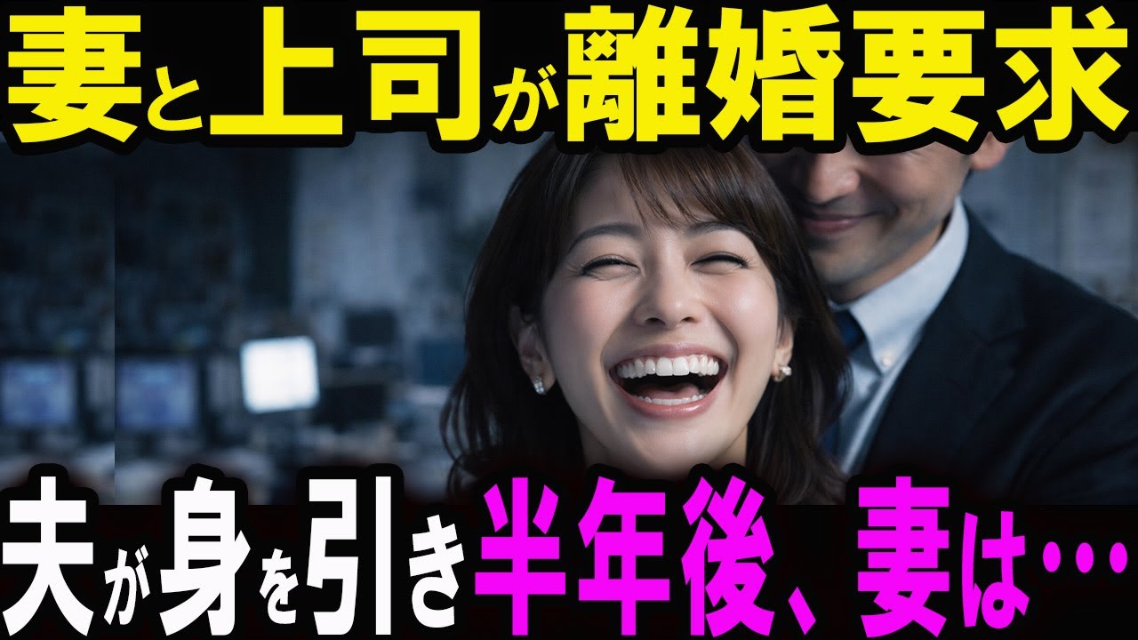 【修羅場】「彼と一緒になる」と言った妻と上司。静かに身を引いた俺が仕掛けた結果…【スカッと】