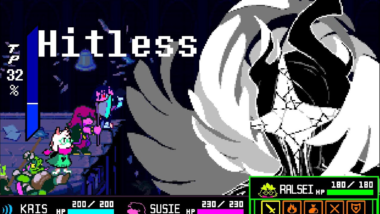 Deltarune Chapter 4 Final Boss Fight - Titan Fight NO HIT + Ending