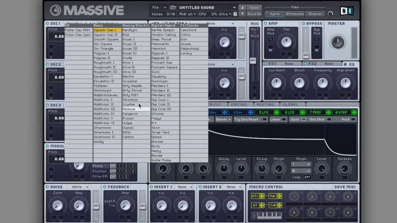 Skrillex Style Moombah Scream Massive Tutorial