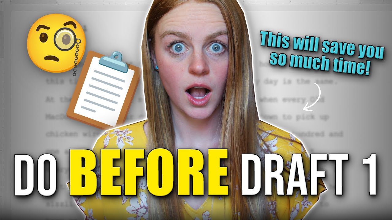 How to Write a FIRST DRAFT: 6 questions to answer before you start writing