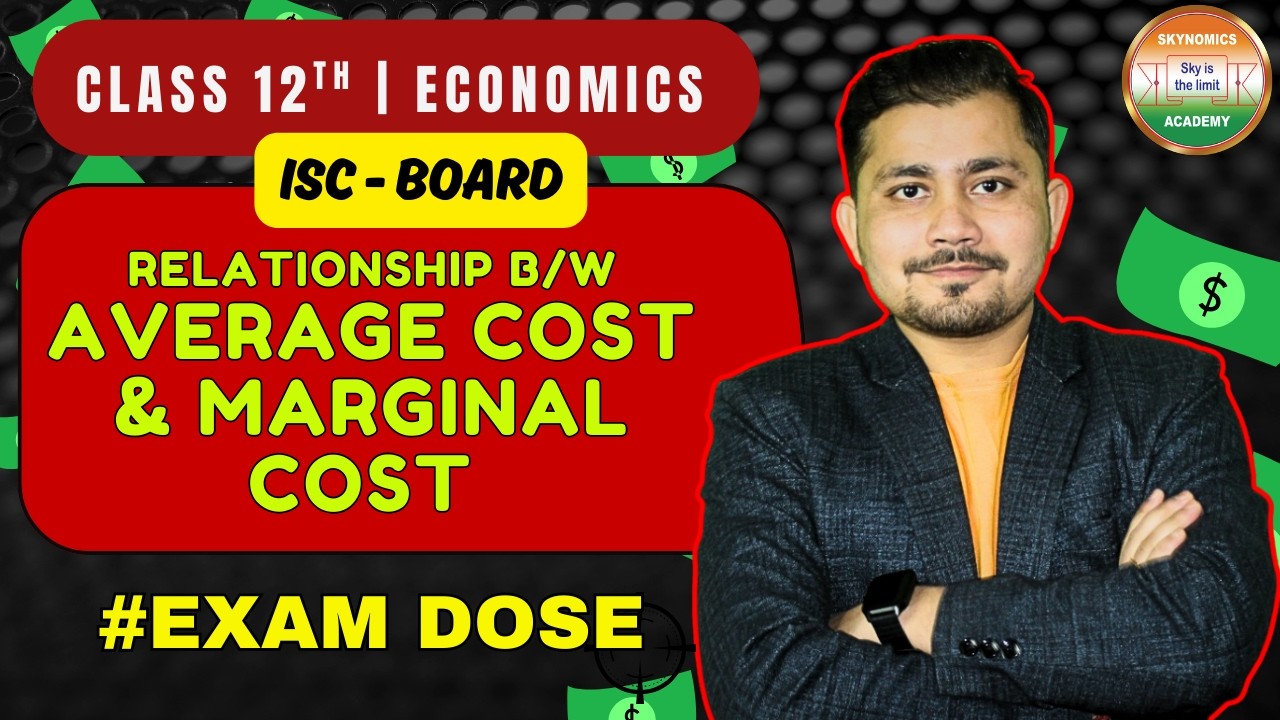 RELATION B/W AC AND MC | 12TH ISC | ECONOMICS | EXPLANATION BY SUNIL SIR