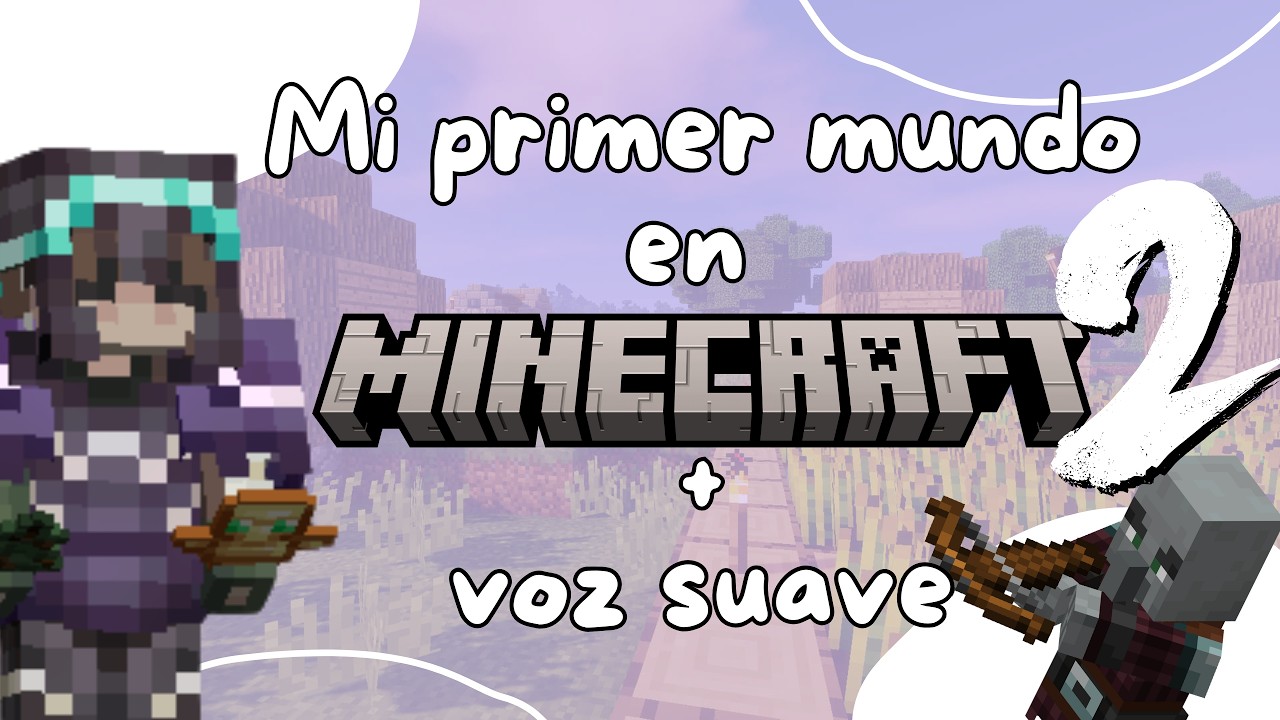Duerme mientras juego Minecraft parte 2 🌙 | soft spoken | voz suave | asmr
