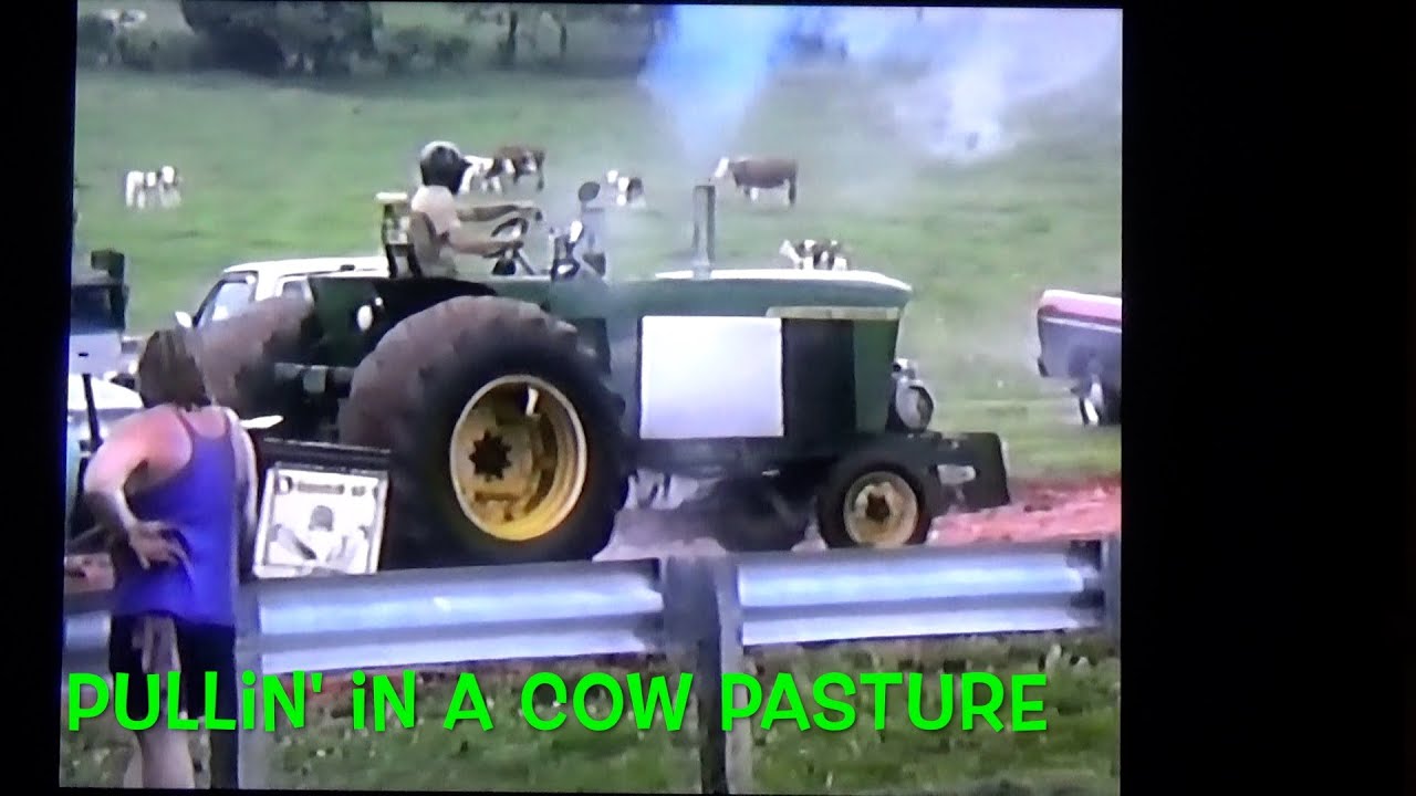 Old 1990s Tractor Pulling footage